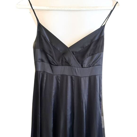 Diane von Furstenberg Black Silk Dress - A-Line Spaghetti Strap Dress – Sz 0 - Picture 2 of 11
